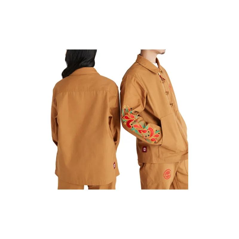 Clot X Timberland X CLOT Jackets Unisex Khaki-3