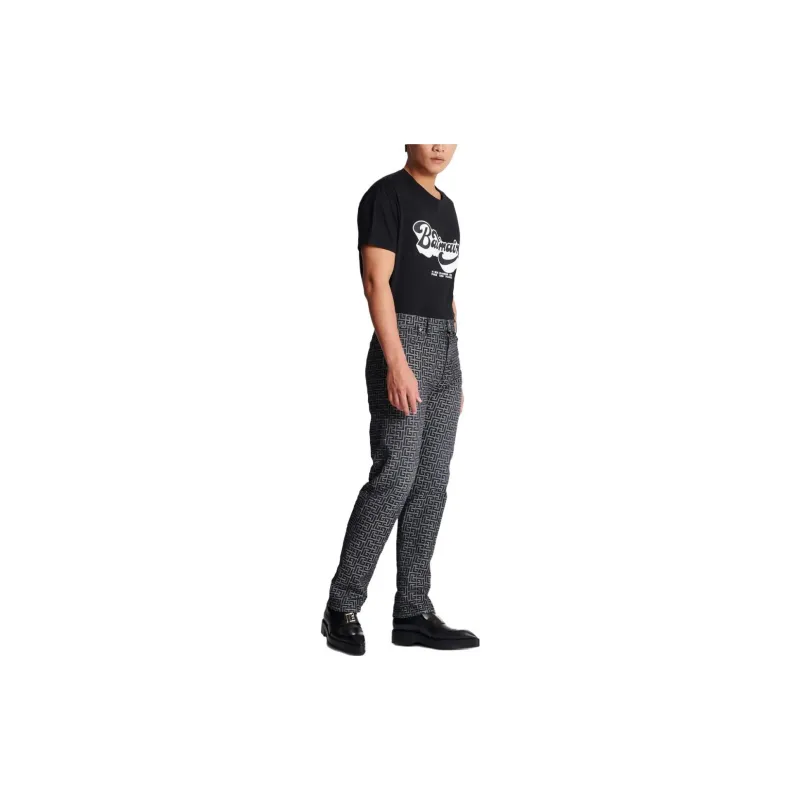 BALMAIN Jeans Men Black-2