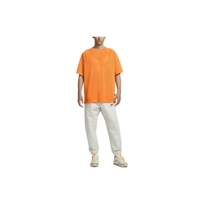 Nike T Shirts Men Bright Orange-2