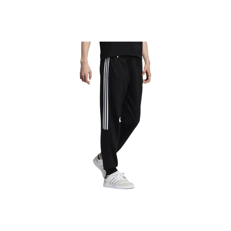 Adidas Neo Knitted Sports Pants Men's Black-2