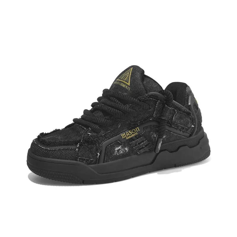 Masongarments Heavenly Ladder Skateboard Shoes Unisex Jet Black Exclusive Box-2