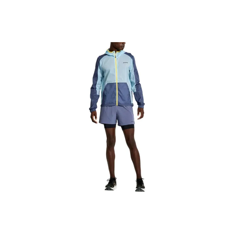 Saucony Elevate Packaway Jacket Jackets Coats Men's Teal-2