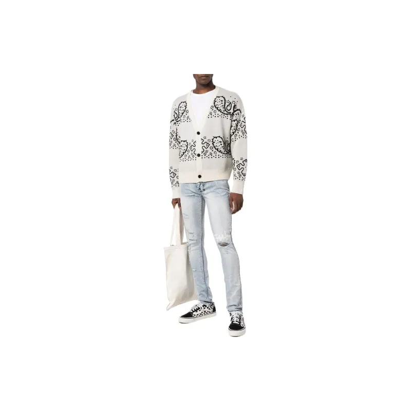 RHUDE Bandana Stripe Cardigan-1