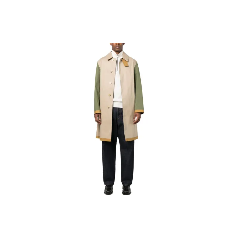 MACKINTOSH Oxford Single-breasted Cotton Coat-1