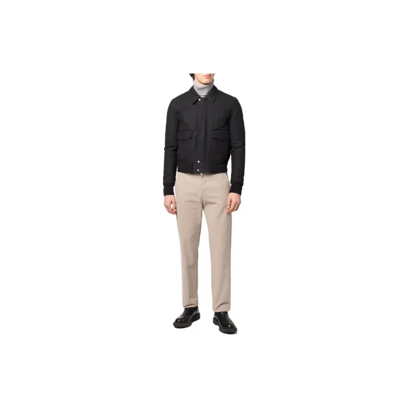 AMIPARIS Shearling trimmed Pilot Jacket-1