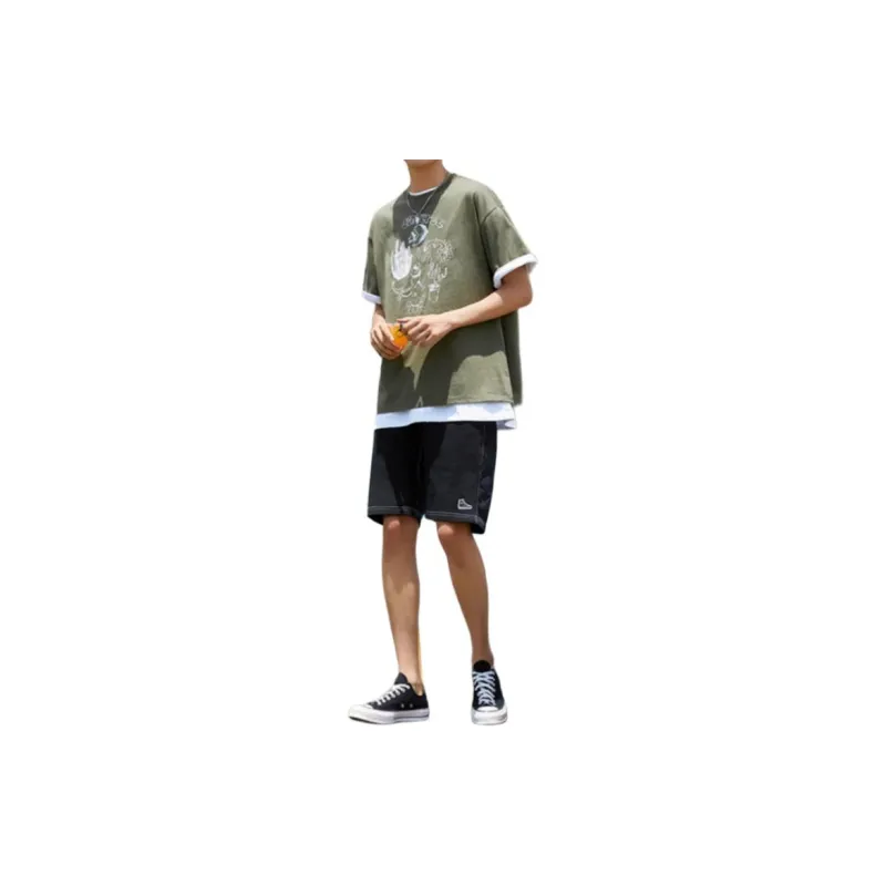 Converse T Shirt Men's Army Green-4