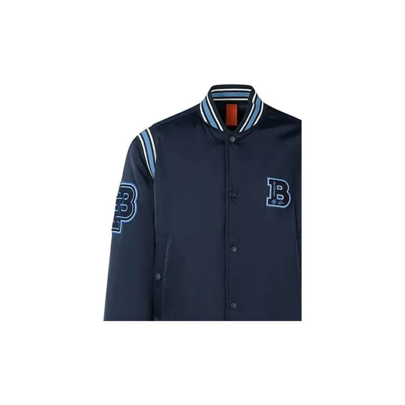 HUGO BOSS Baseball Jerseys Men Dark Blue-3