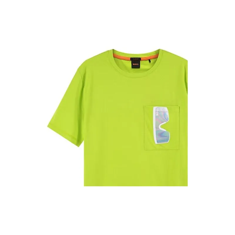 HUGO BOSS T Shirts Men Green-2