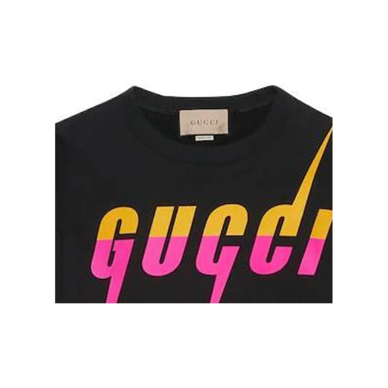 GUCCI Blade Logo print Cotton Sweatshirt-5