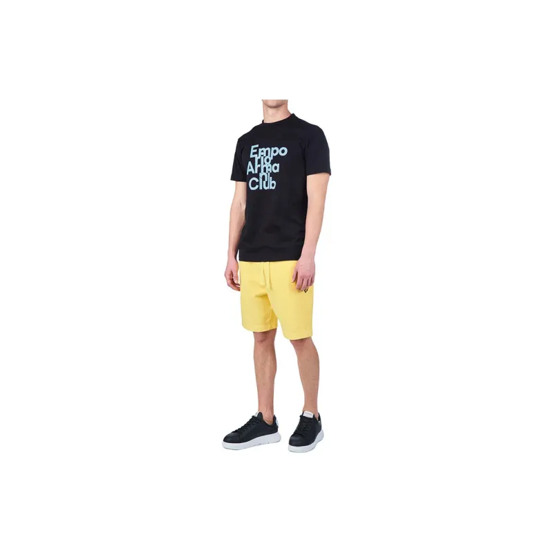 EMPORIO ARMANI T Shirts Men Black-2