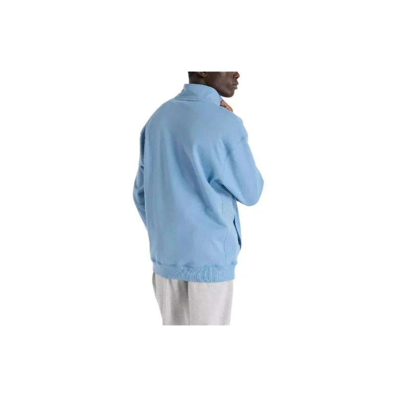 New Balance NYC Marathon Athletics Fleece 1/2 Zip Jackets Coats Men Sky Blue-1