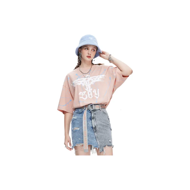 Boy London Heavyweight T Shirt Unisex Pink-8