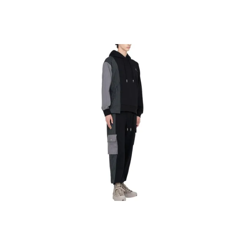 Feng Chen Wang Patchwork Long sleeve Hoodie-2