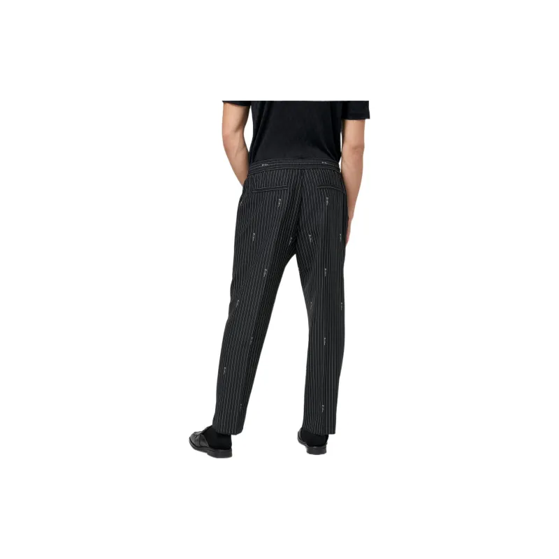 VERSACE Casual Pants Men Black-3