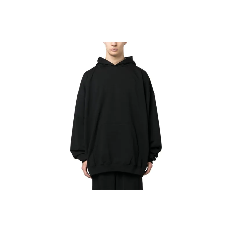 Balenciaga Oversized Jersey With Logo Embroidery Hoodie-2