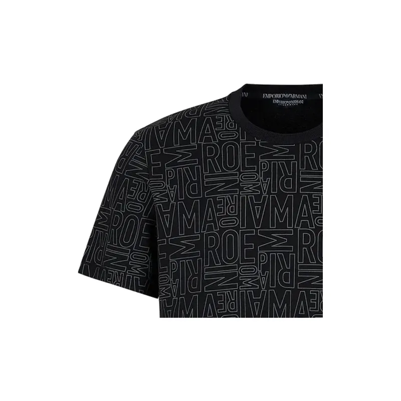 EMPORIO ARMANI SS24 T Shirt Men's Black-4
