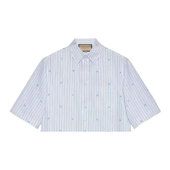 GUCCI Cotton Striped Shirt-5