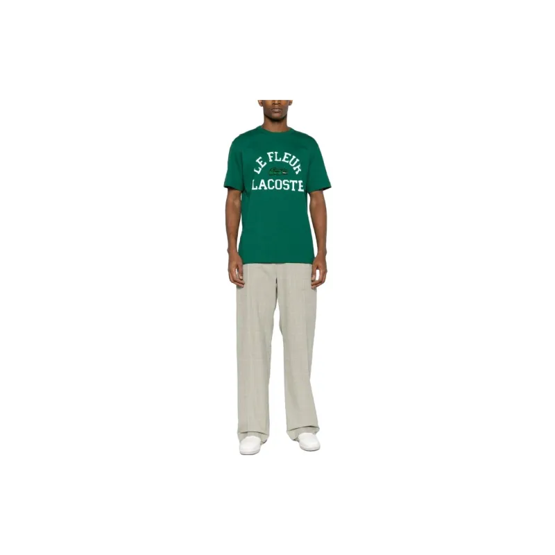 LACOSTE X Le FLEUR Cotton T-shirt-1