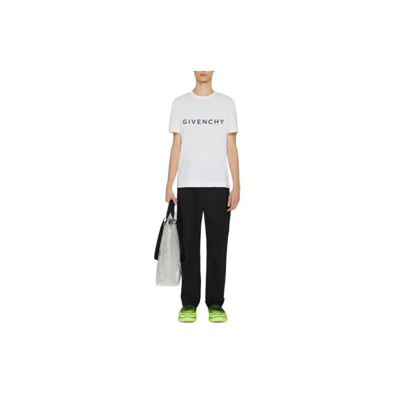 Givenchy Logo Printed Crewneck T Shirt-2