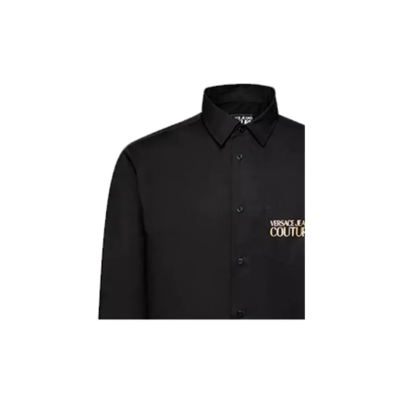 VERSACE JEANS COUTURE Shirts Men Black-4