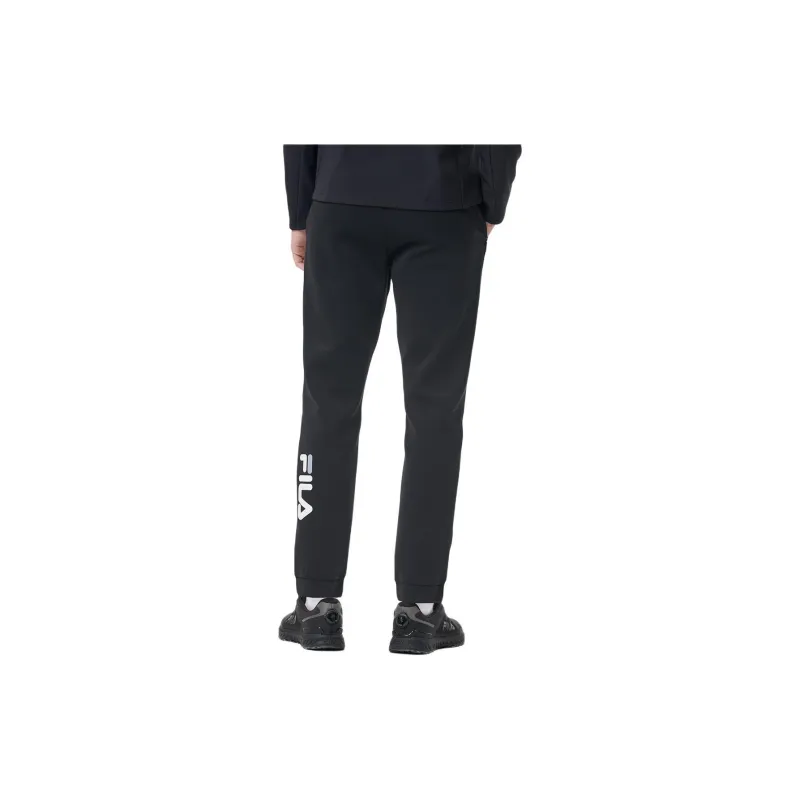 FILA Athletics Knitted Sweatpants Men Pitch Black-4