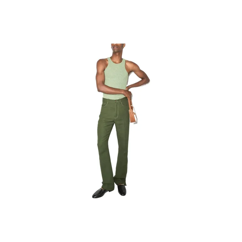 AMIRI Casual Pants Men Green-1