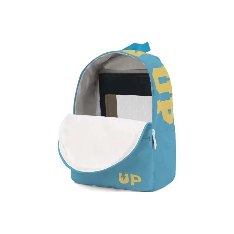 TURN UP Polyester Students Backpack Regular Unisex Blue-3