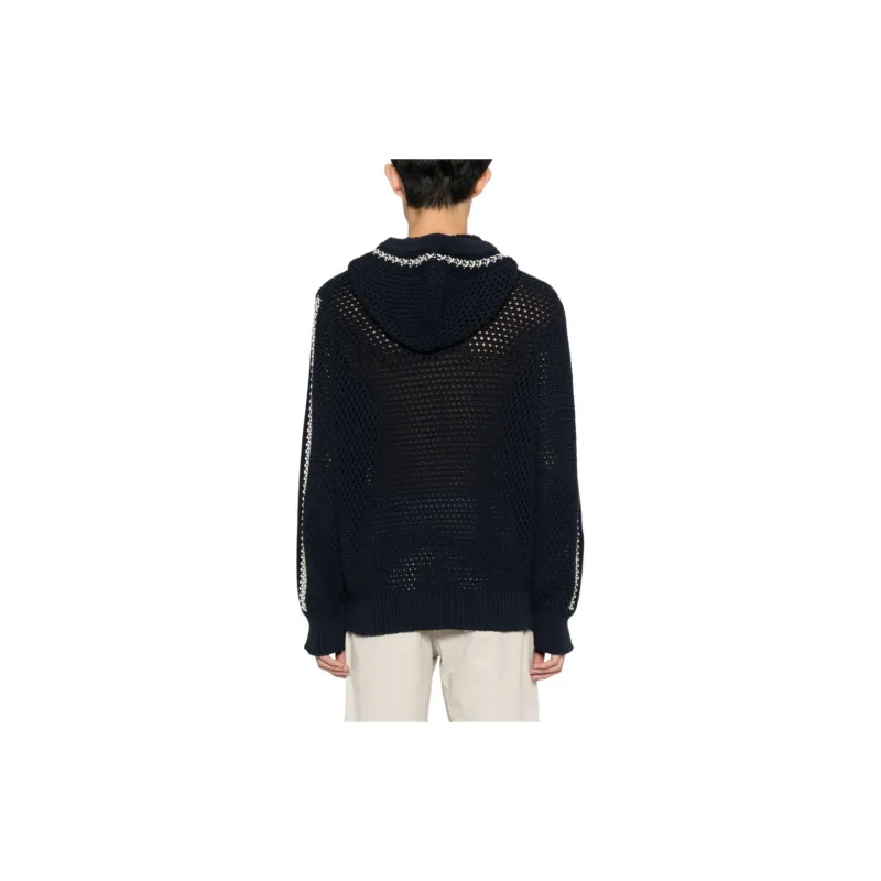 Orlebar Brown Kirk Open-knit Hooded Jumper-2