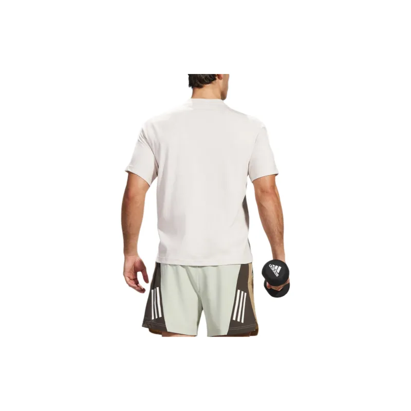 Adidas T-Shirts Men Greige-5