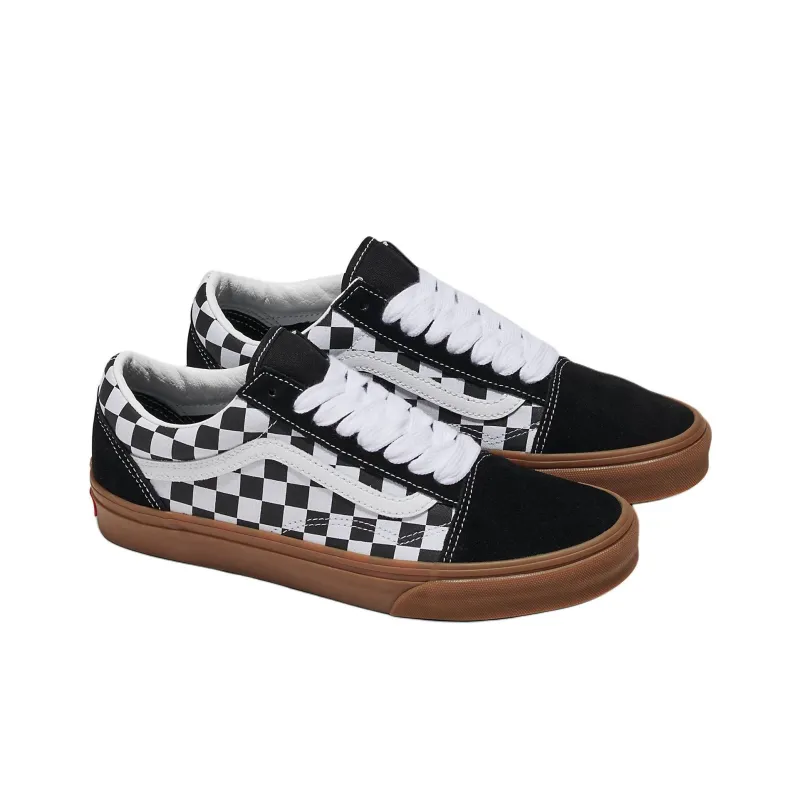 Vans Old Skool Fat Lace Checkered Black-1