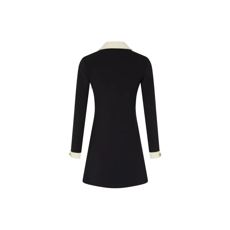 CELINE Mini Trapeze Dress In Wool Jersey-1
