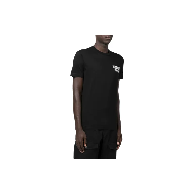 DSQUARED2 Logo print Cotton T shirt-2