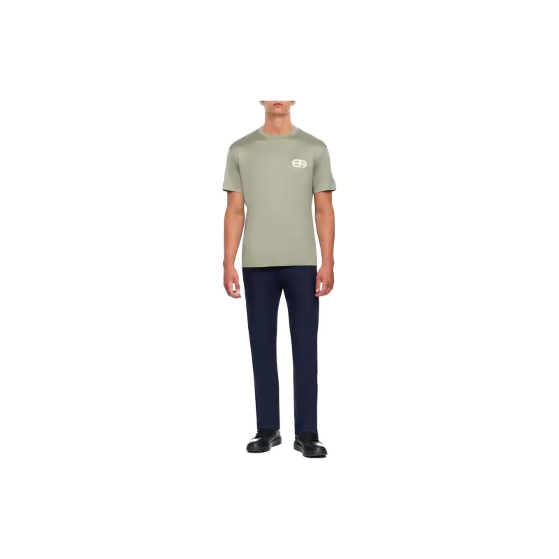 EMPORIO ARMANI T-Shirts Men Green-1