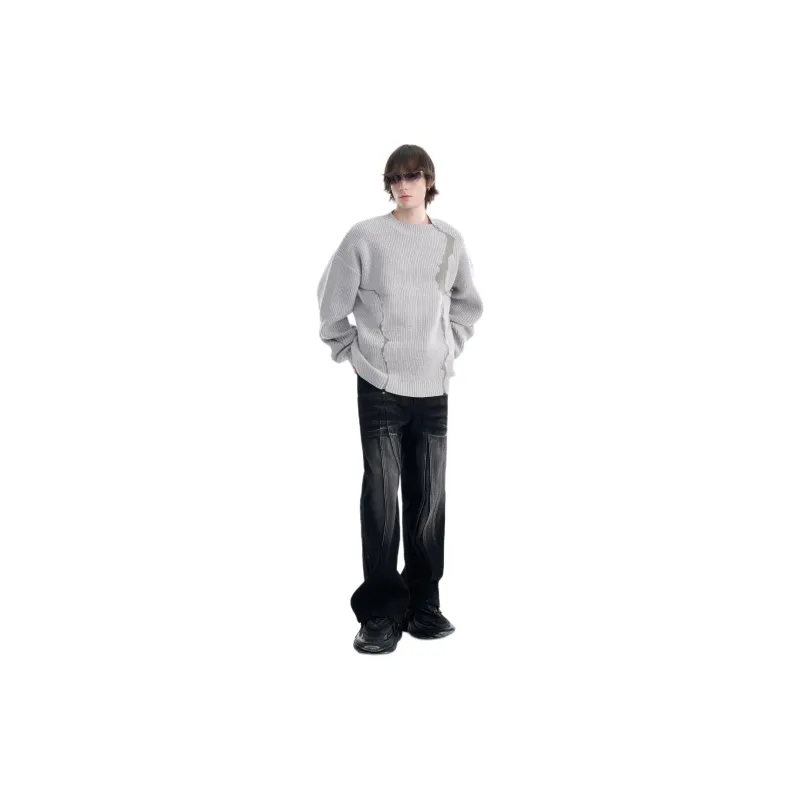 TIWILLTANG Knitted Fabric Sweater Unisex-11