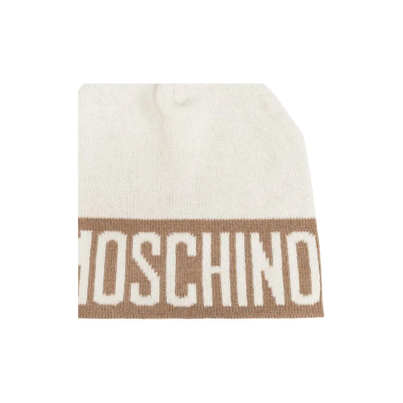 MOSCHINO Logo Intarsia Beanie-2