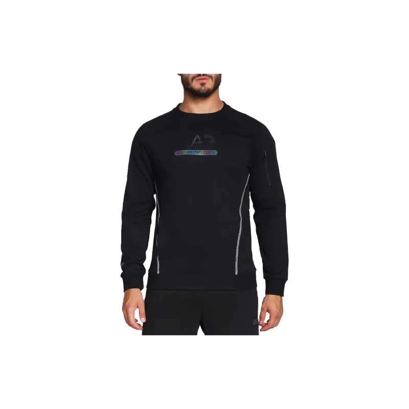 EMPORIO ARMANI Sweatshirts Men Black-2