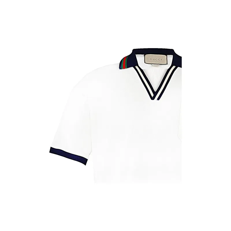 GUCCI SS23 Polo Shirt Men's White-5