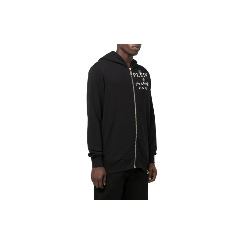 PHILIPP PLEIN Teddy Bear Print Logo Hoodie-3
