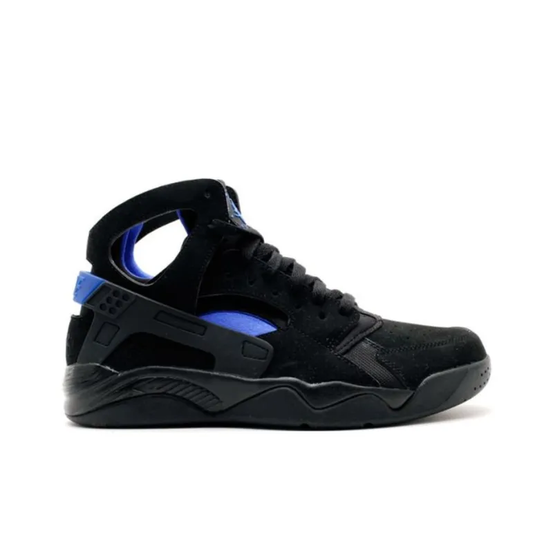 Nike Air Flight Huarache Black Lyon Blue 2015-1