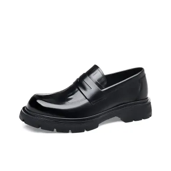 Xiwencha Loafers Men Black/Brown