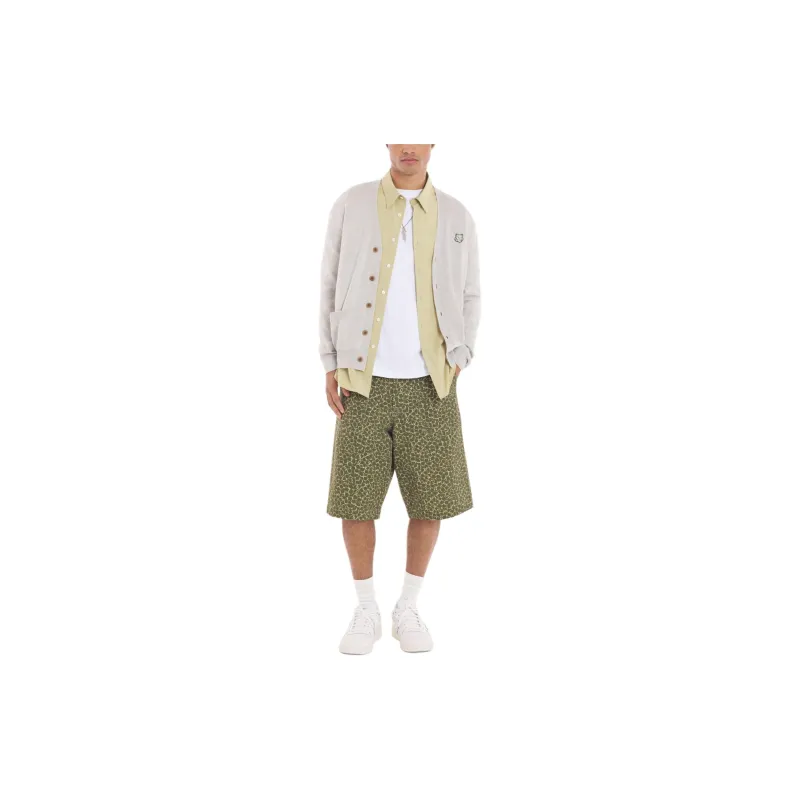 Maison Kitsune Bold Fox Head Patch Regular Cardigan-2