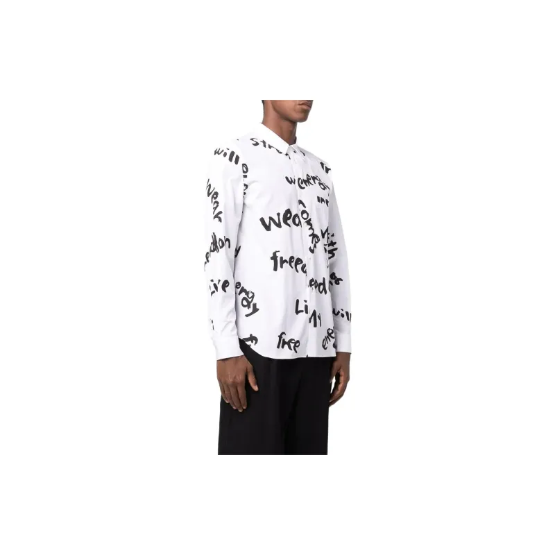 CDG Shirts Men White-1