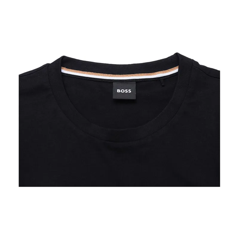 HUGO BOSS Short Sleeved T Shirts Men's Matte Black-2