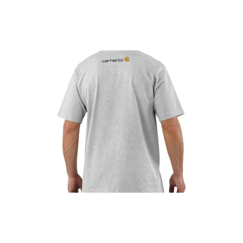 Carhartt T Shirts Unisex Light Gray-3