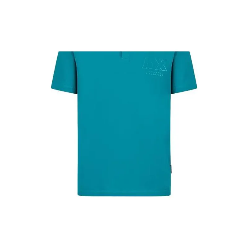 ARMANI EXCHANGE Polo Shirts Men Sky Blue-5