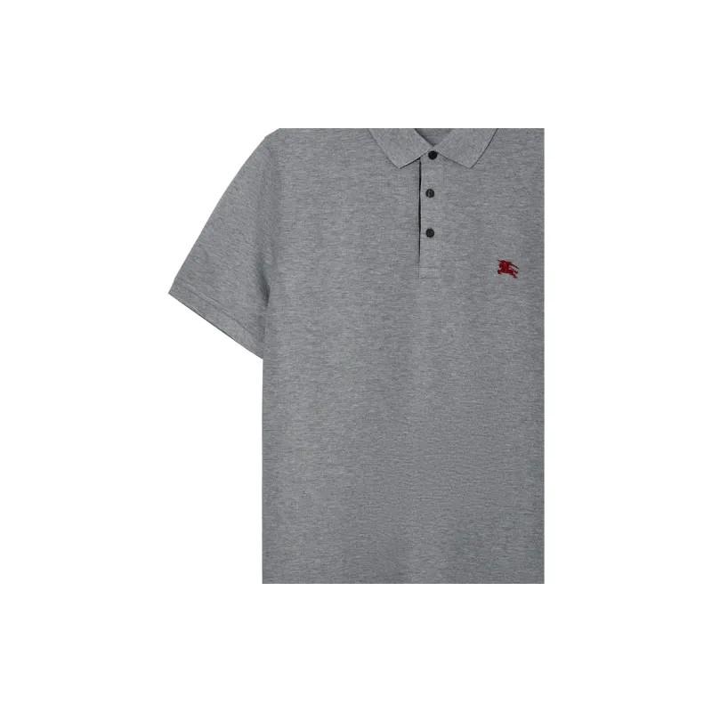 Burberry Polo Shirt Men's Light Gray-3