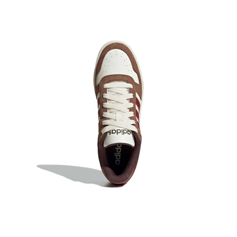 Adidas D PAD Anti Slip Wear Resistant Low Top Skateboard Shoes Unisex White Red Brown-3