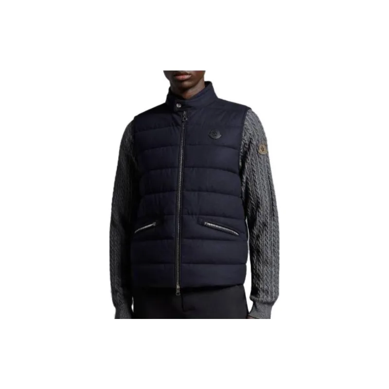Moncler Vests Men Blue-2