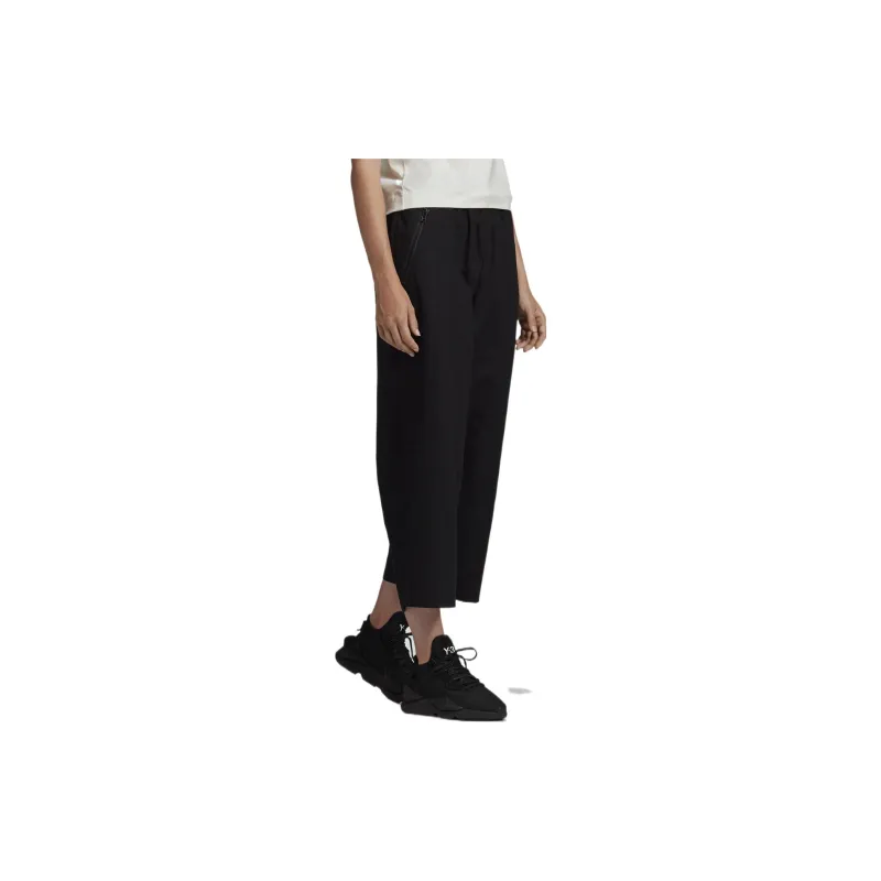 Y 3 Casual Pants Unisex Black-4