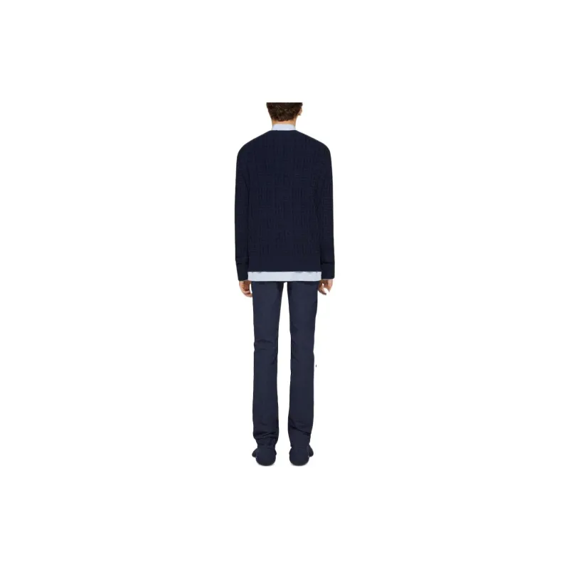 Givenchy Textured All Over 4G Crewneck Sweater-1